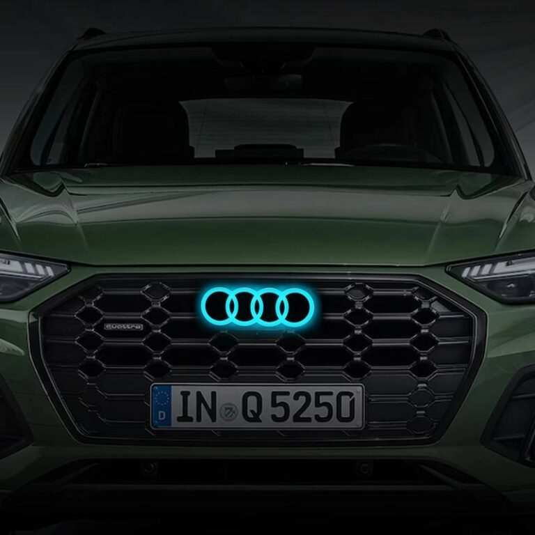 Cool Light Up Audi Emblem